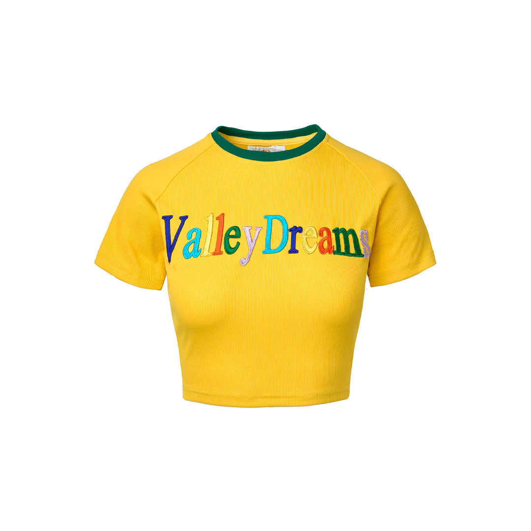 Baby tee Vale Forever Macintosh Yellow