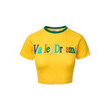 Baby tee Vale Forever Macintosh Yellow
