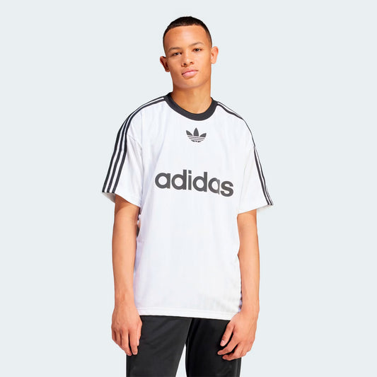 Camiseta adidas Originals Adicolor jersey en blanco