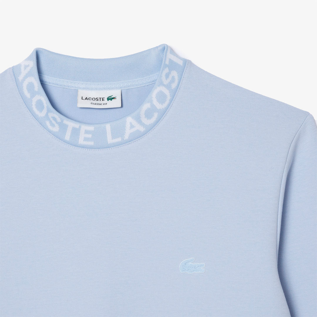 Buzo Lacoste Collar en azul