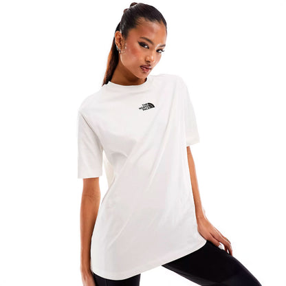 Camiseta the north face Oversize en blanco