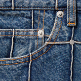 Pantalón Supreme Studded Seam Loose Fit en azul