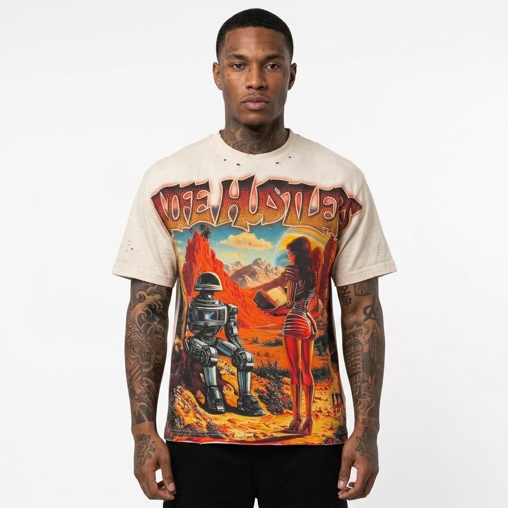 Camiseta Life Hustlers Mars