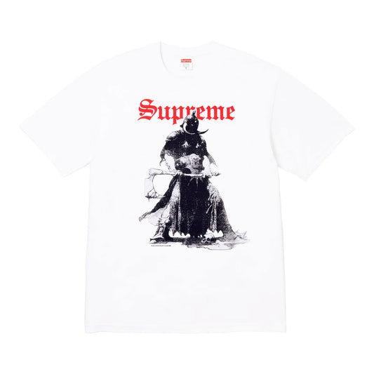 Camiseta Supreme x Frank Frazetta Destruction en blanco