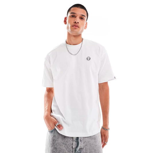 Camiseta Aape Basic en blanco