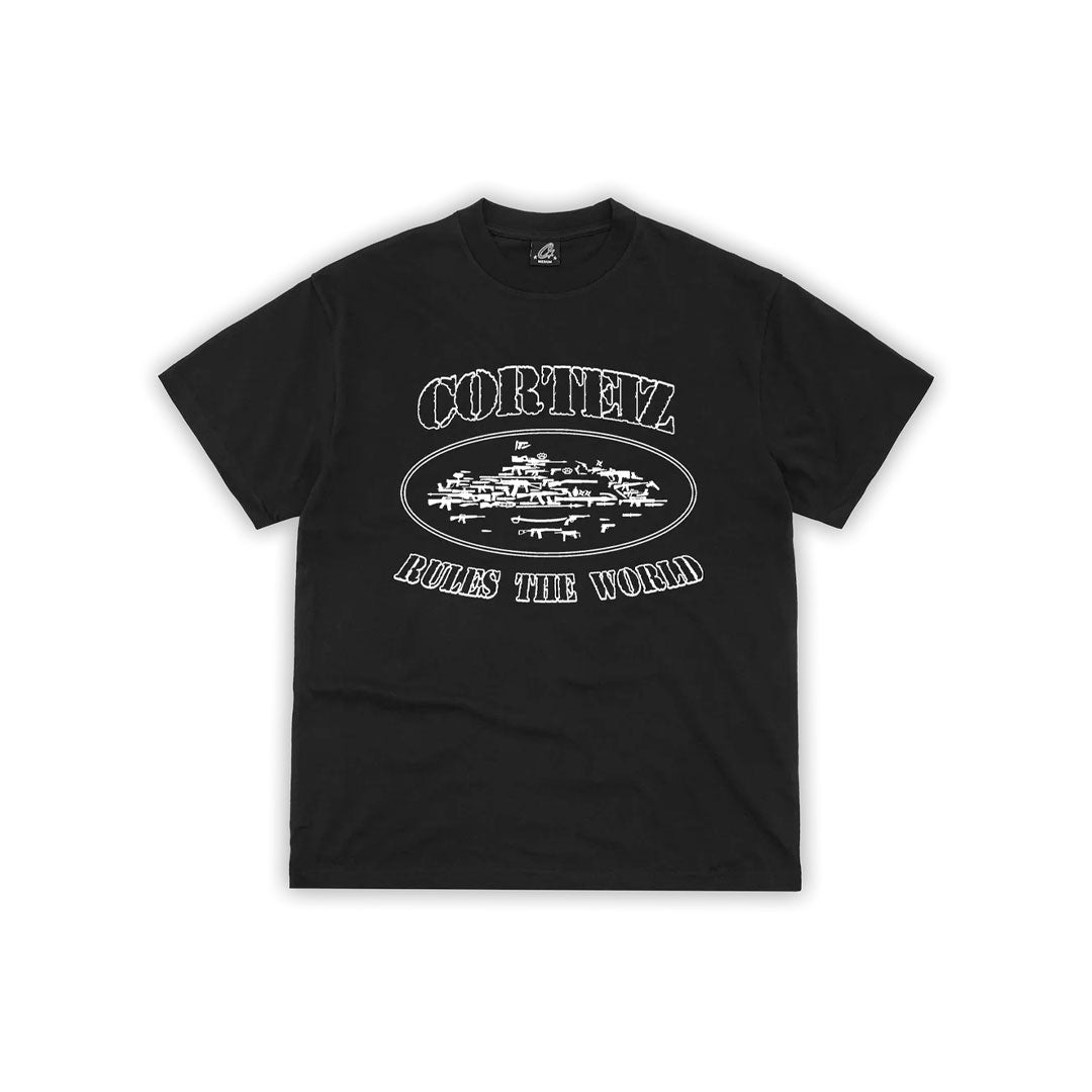 Camiseta Corteiz OG Artillery en negro
