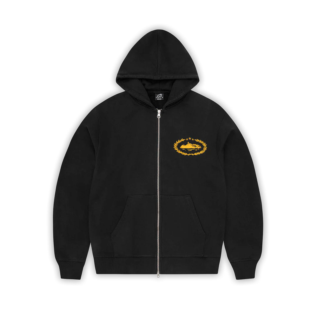Campera Corteiz Superior Royale Zip en amarillo