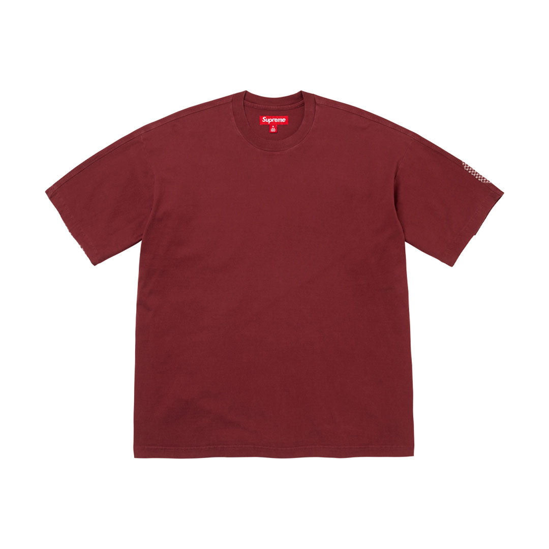 Camiseta Supreme Checkboard Burgundy