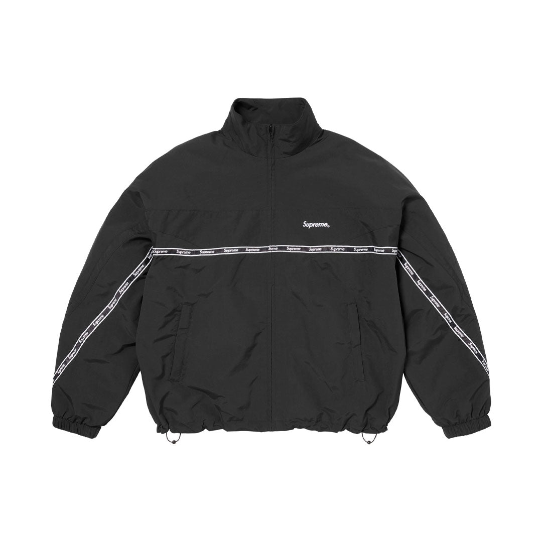 Campera Supreme Logo Taping Black