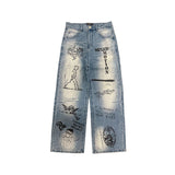 Pantalón Mixed Emotion Canvas Blue Jeans