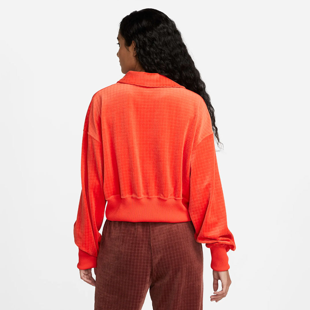 Buzo Nike Velour Oversized fit en rojo