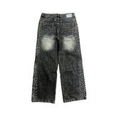 Pantalón Mixed Emotion Grey Baggy Jeans