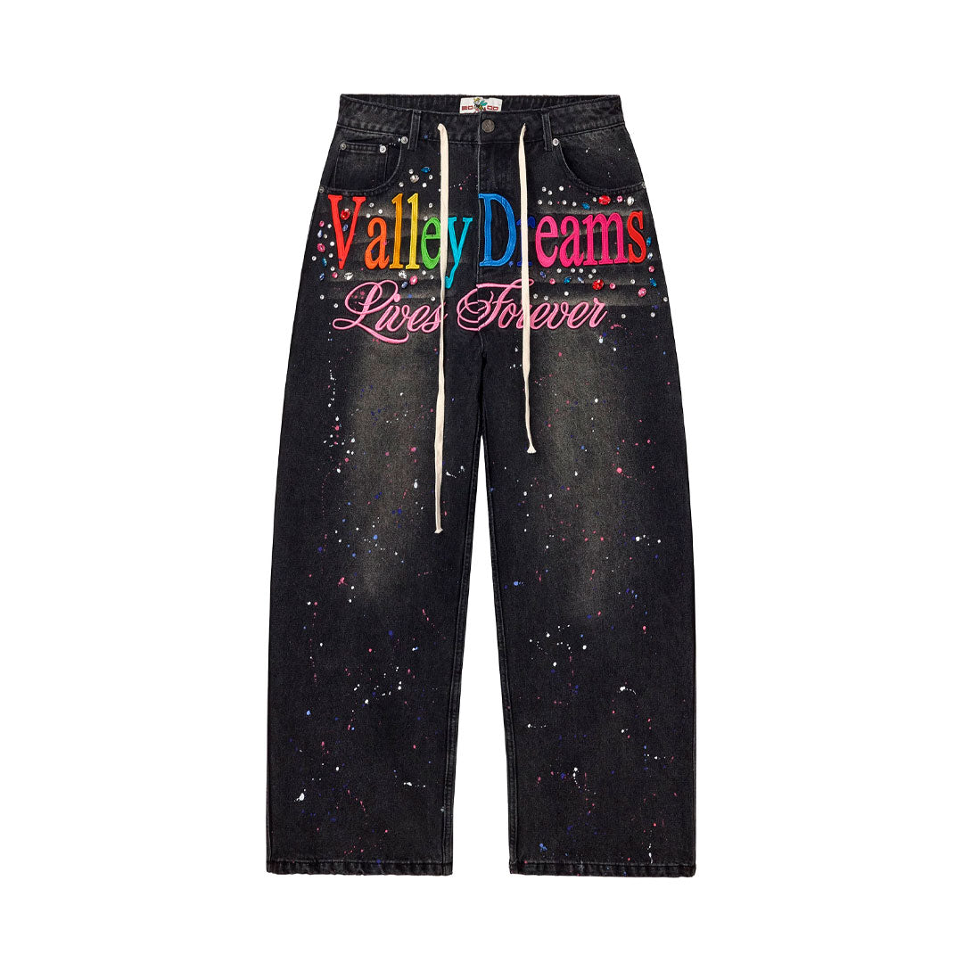Pantalón Vale Forever Ice Cream Denim Black