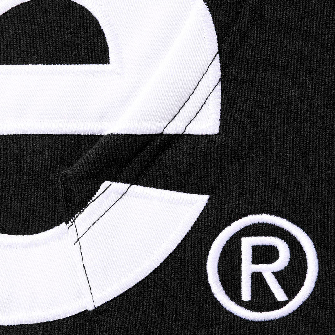 Campera Supreme Big Logo en negro