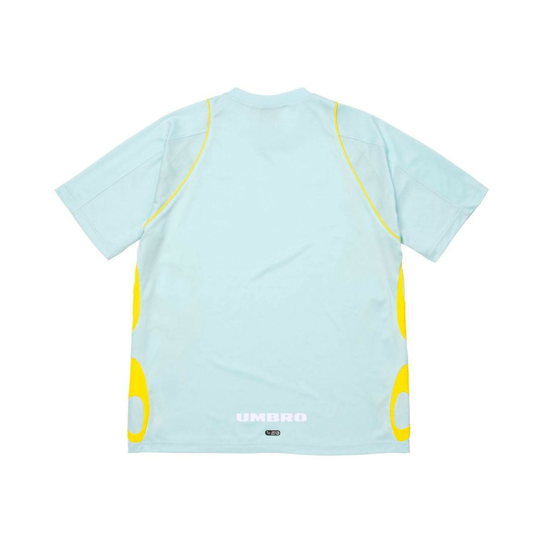 Camiseta Supreme x Umbro Old English Light Blue