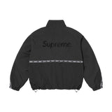 Campera Supreme Logo Taping Black