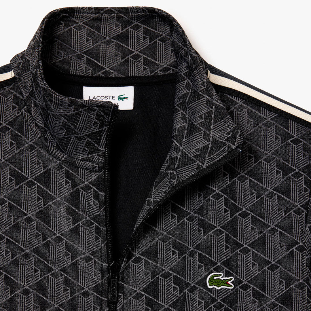 Campera Lacoste Paris Monogram en negro