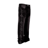 Pantalón Reputation Embellish Pattern Black