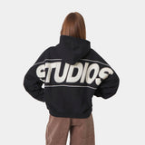 Hoodie Eme Studios Crossline Black