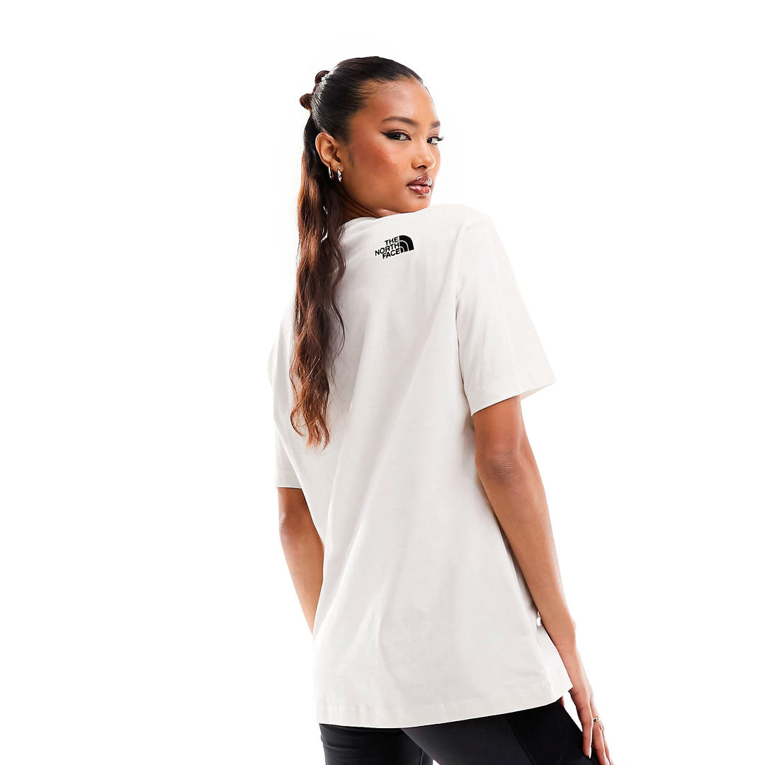 Camiseta the north face Oversize en blanco