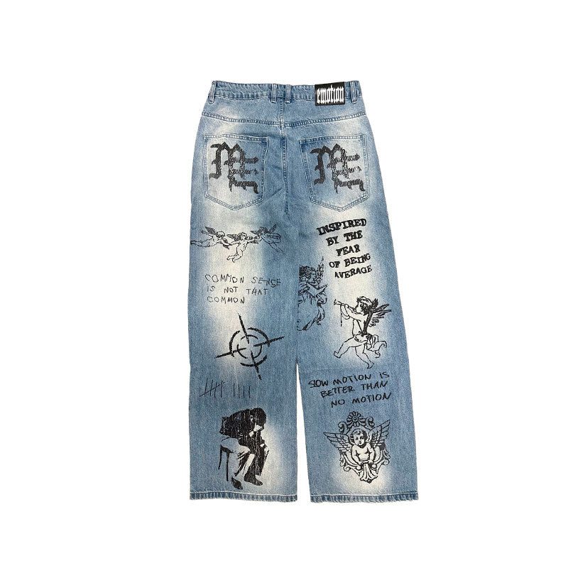 Pantalón Mixed Emotion Canvas Blue Jeans