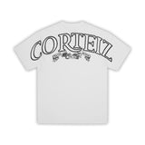 Camiseta Corteiz Royale Heavyweight en blanco