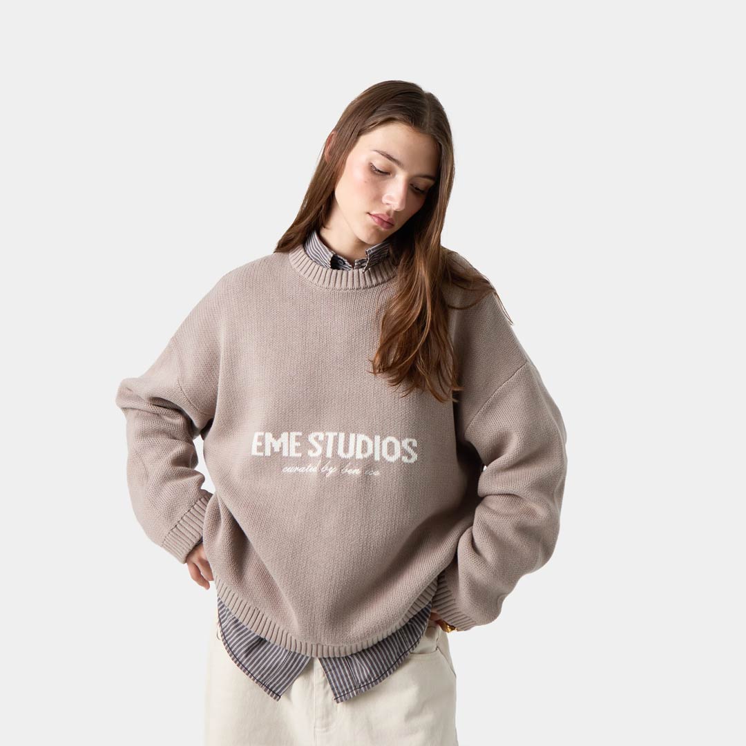Sweater Eme Studios Master Muddy Brown
