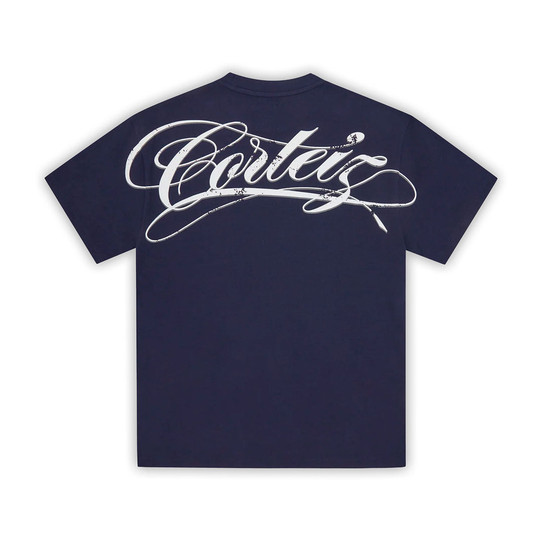 Camiseta Corteiz Write-Off Navy