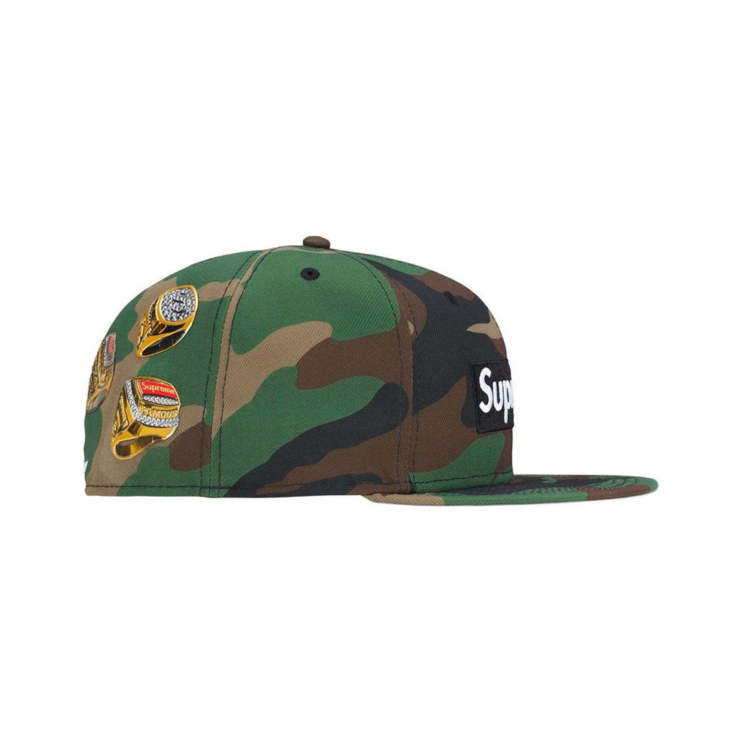 Gorro Supreme x New Era Rings Box Logo Camo