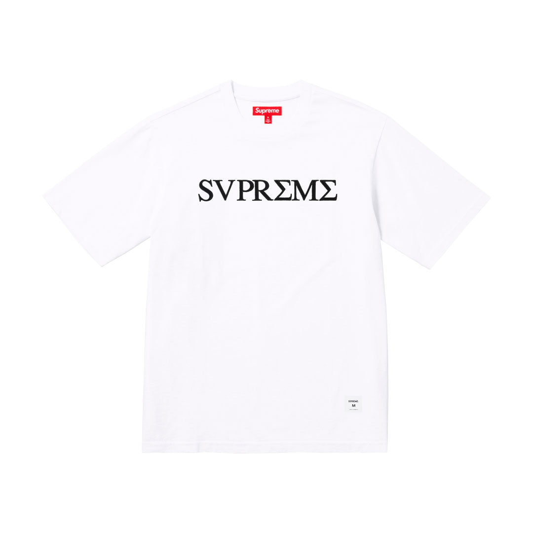 Camiseta Supreme Greek White