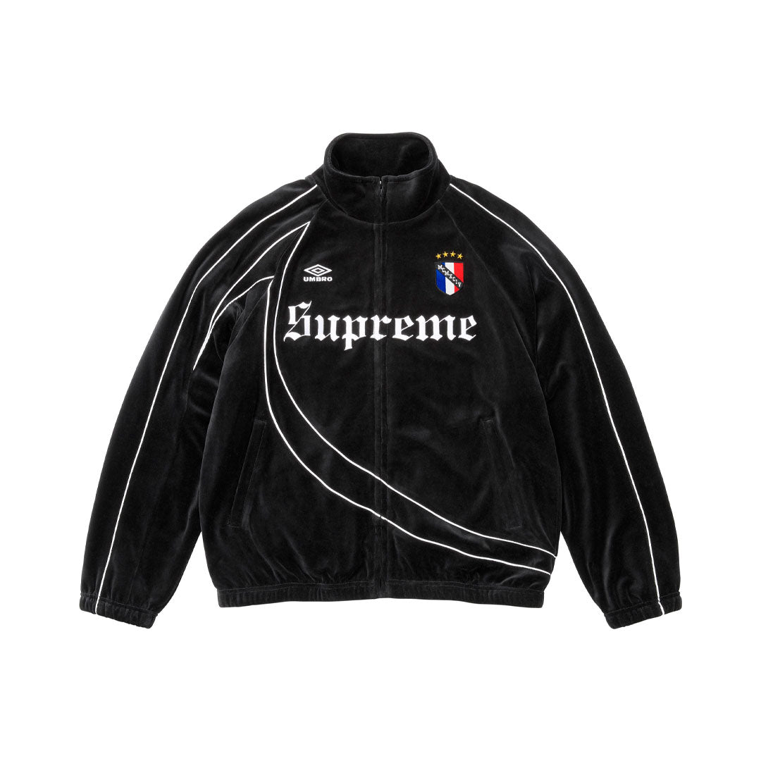 Campera Supreme x Umbro Velour Black
