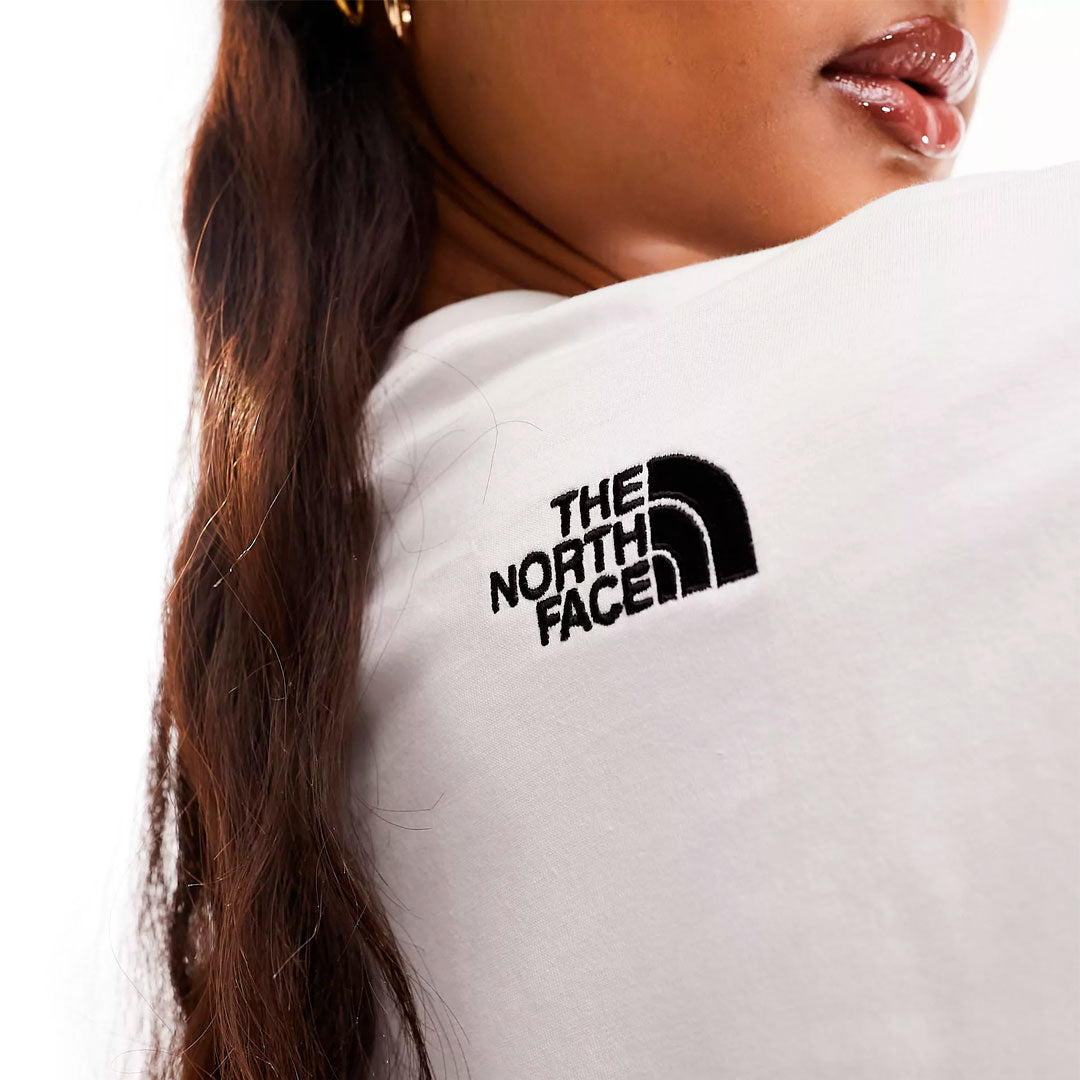 Camiseta the north face Oversize en blanco