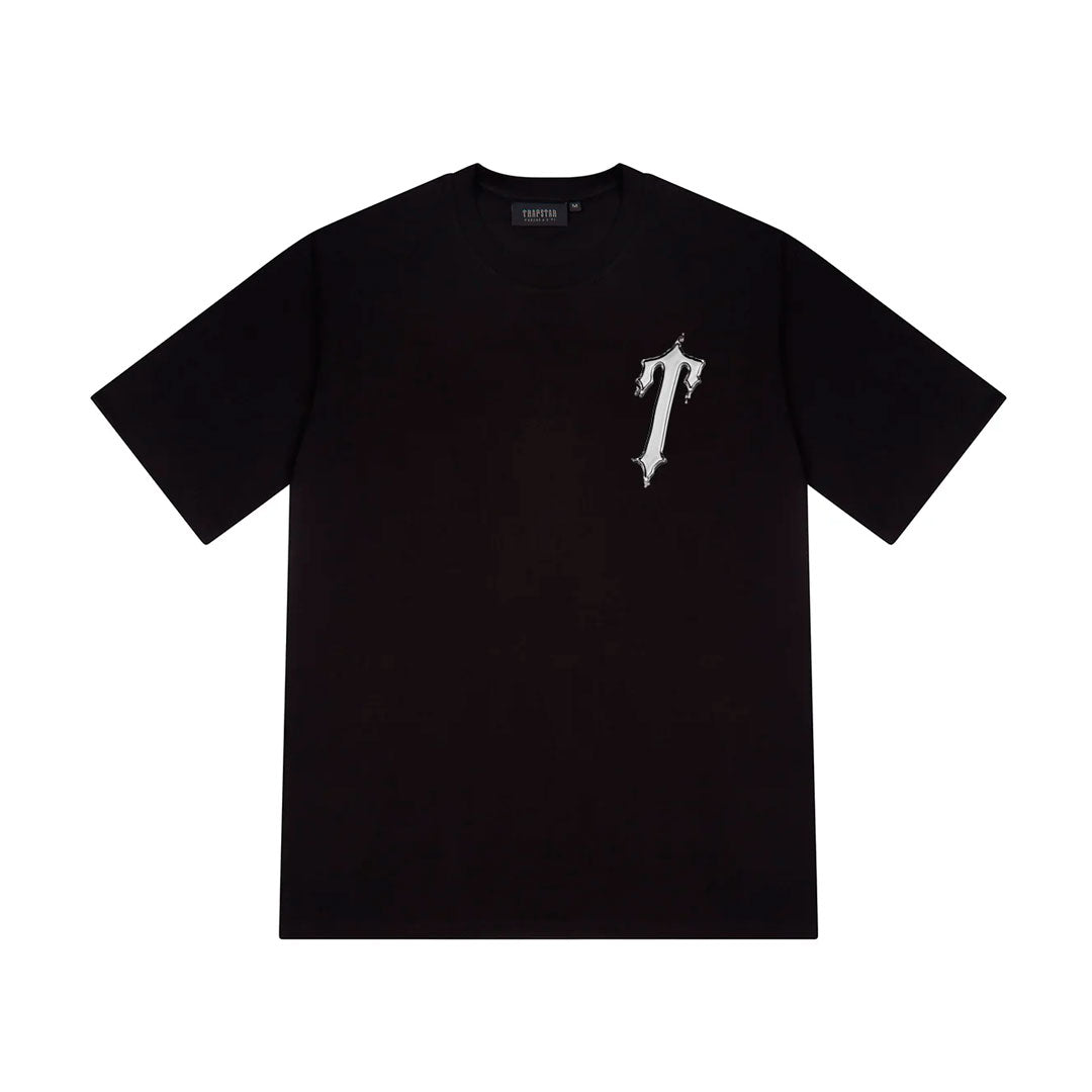 Camiseta Trapstar Liquid Chrome en negro