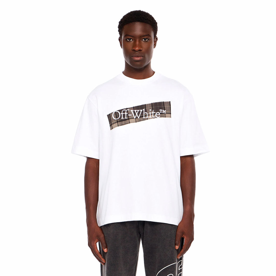 Camiseta Off-White Flannel Diag oversize