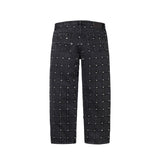 Pantalón Supreme Studded Seam Loose Fit en negro