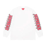 Camiseta Supreme manga larga Intarsia en blanco