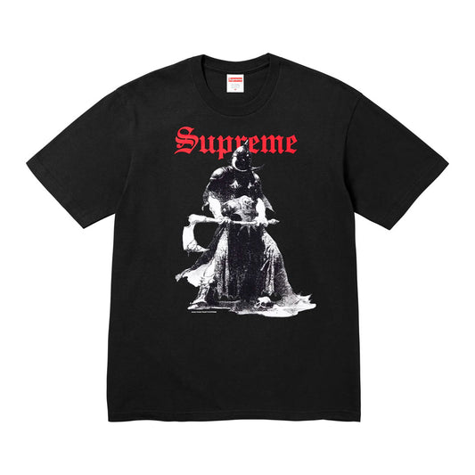 Camiseta Supreme x Frank Frazetta Destruction en negro