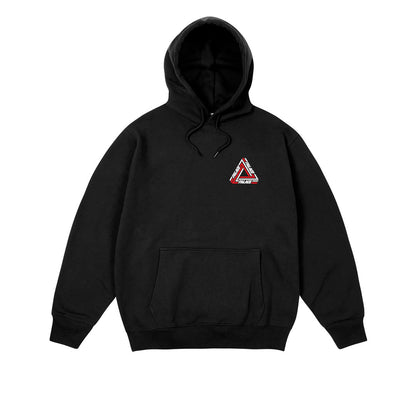 Hoodie Palace Tri Line en negro