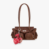 Cartera Nude Project Aiko Real Suede