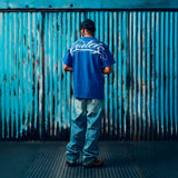 Camiseta Corteiz Write-Off Royal Blue