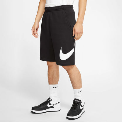 Short Nike Swoosh en negro (Loose fit)