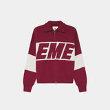 Campera Eme Studios Thrill Burgundy Knit
