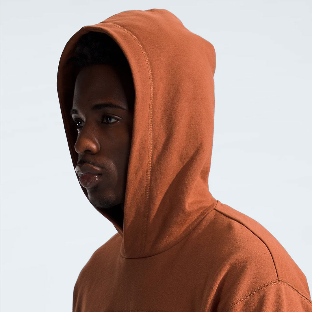 Hoodie the north face oversize Stratus en marron