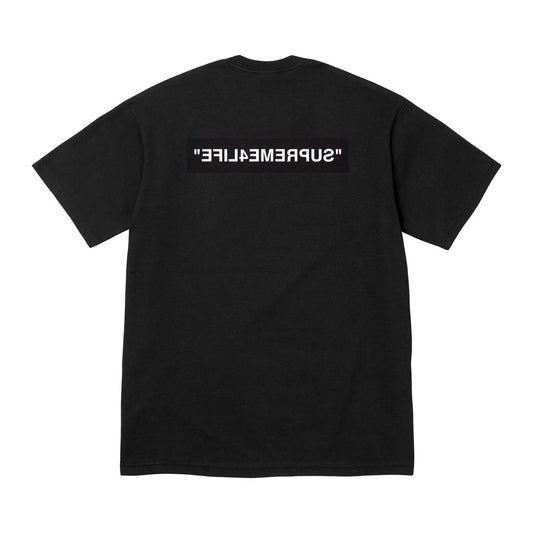 Camiseta Supreme 4 Life en negro