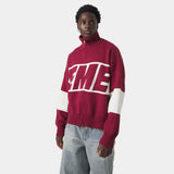 Campera Eme Studios Thrill Burgundy Knit