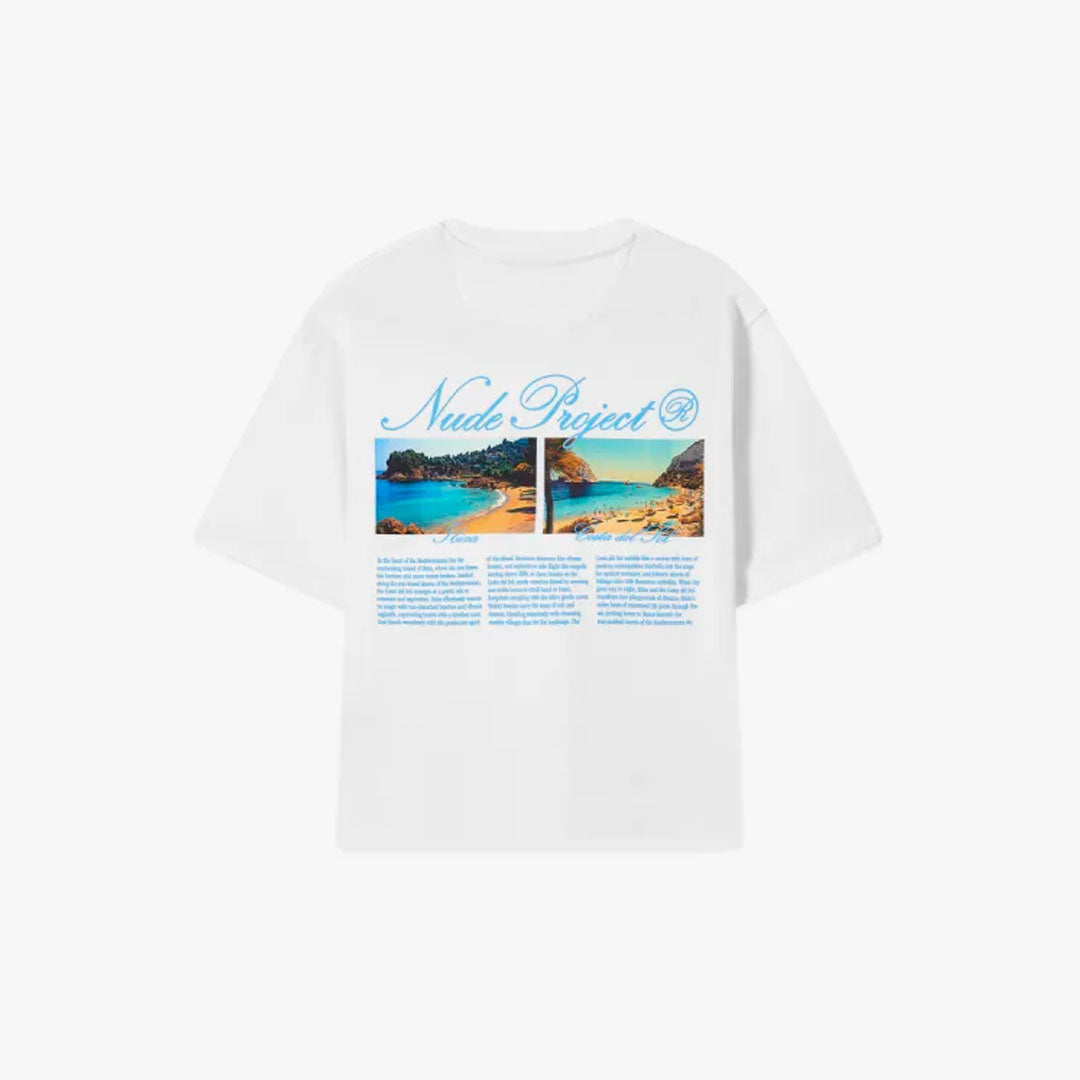 Camiseta Nude Project Beach en blanco