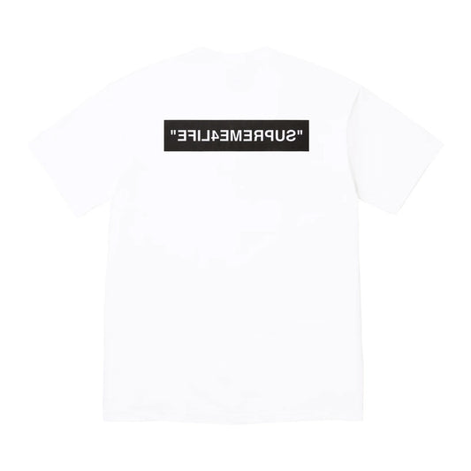 Camiseta Supreme 4 Life en blanco