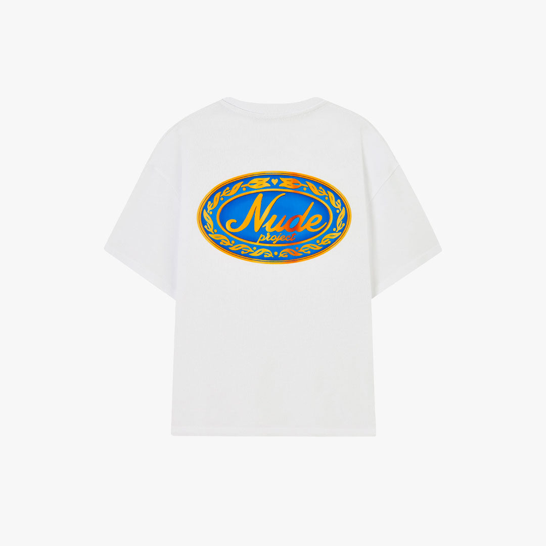 Camiseta Nude Project Laurel en blanco
