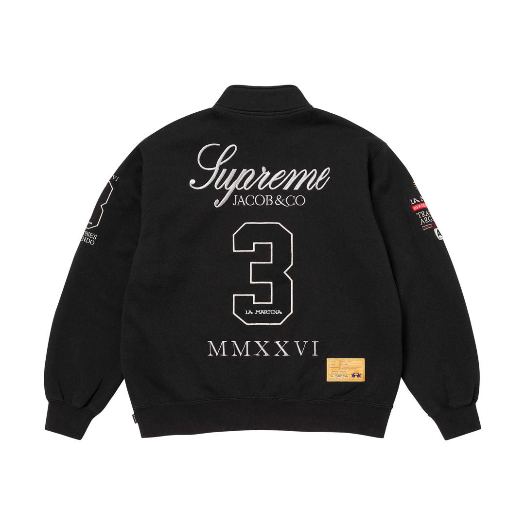 Campera Supreme x La Martina x Jacob & Co Black