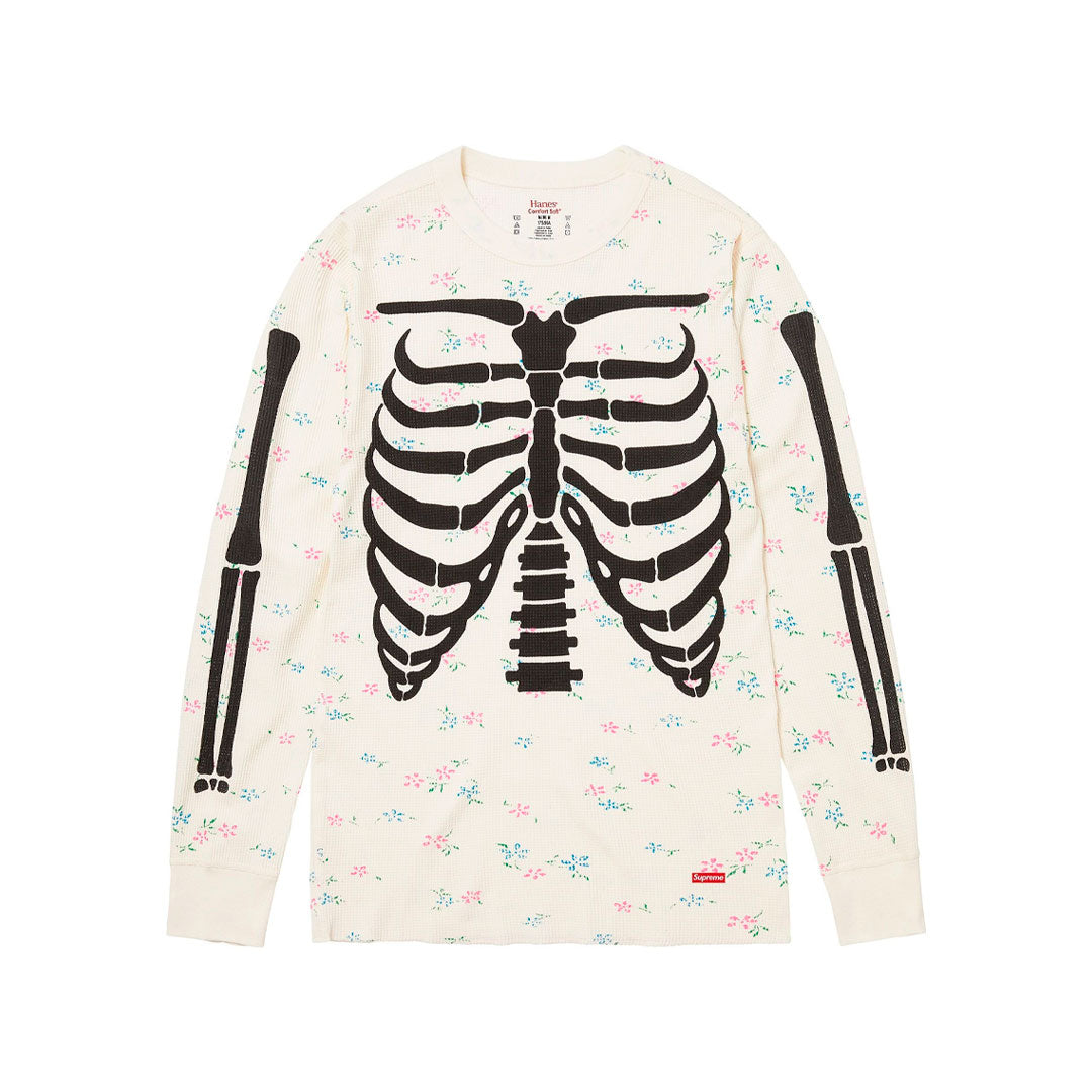 Camiseta Supreme Hanes Floral Bones